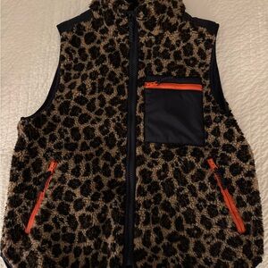Boden Truro Borg Vest Leopard